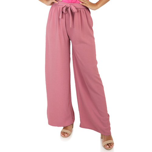 Textil Ženy Kalhoty La Modeuse 67136_P156071 Růžová