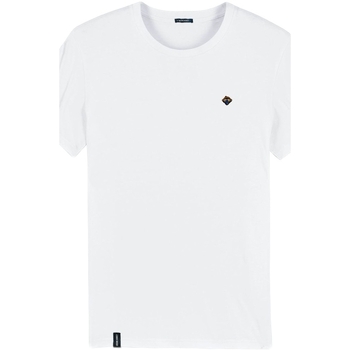 Textil Muži Trička & Pola Organic Monkey T-Shirt  - White Bílá