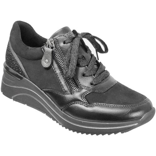Boty Ženy Šněrovací společenská obuv Remonte D0t01 Černá