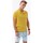 Textil Muži Trička s krátkým rukávem Ombre Pánské tričko s límečkem Douglas žlutá Žlutá