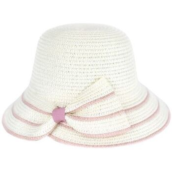 Textilní doplňky Ženy Klobouky Art Of Polo Dámský klobouk Litra bílo-růžová Bílá
