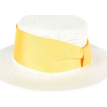Art Of Polo Klobouky Dámský klobouk Anira ecru-žlutá - Bílá