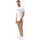 Textil Muži Trička s krátkým rukávem Ombre Pánské tričko s potiskem Bririk bílá Bílá