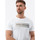 Textil Muži Trička s krátkým rukávem Ombre Pánské tričko s potiskem Bririk bílá Bílá