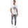 Textil Muži Trička s krátkým rukávem Ombre Pánské tričko s potiskem Enjin bílá Bílá