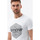 Textil Muži Trička s krátkým rukávem Ombre Pánské tričko s potiskem Enjin bílá Bílá
