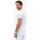 Textil Muži Trička s krátkým rukávem Ombre Pánské tričko s potiskem Namni bílá Bílá