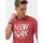 Textil Muži Trička s krátkým rukávem Ombre Pánské tričko s potiskem Braumil červená Červená