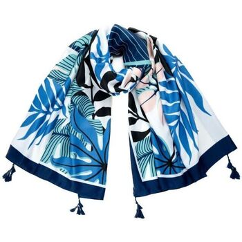 Textilní doplňky Ženy Šály / Štóly Art Of Polo Dámský šátek Shalat modro-bílá Bílá/Modrá světlá