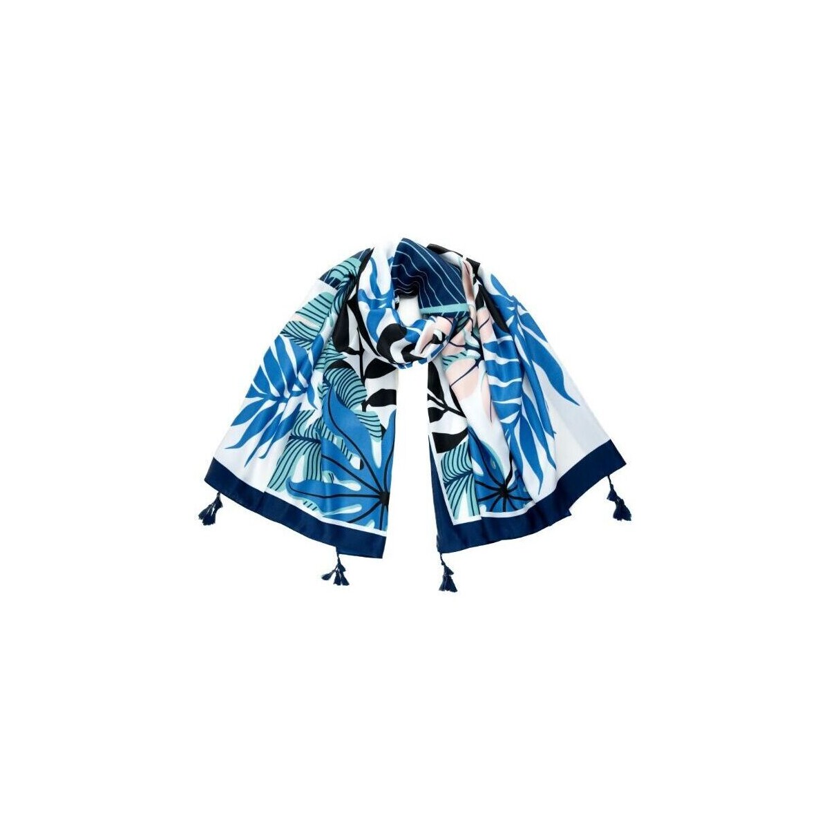 Textilní doplňky Ženy Šály / Štóly Art Of Polo Dámský šátek Shalat modro-bílá Bílá/Modrá světlá