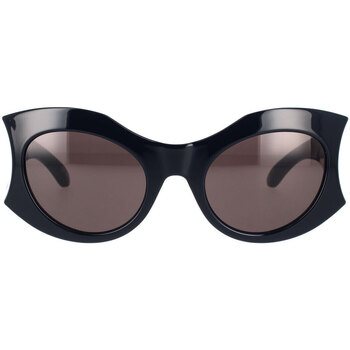 Hodinky & Bižuterie sluneční brýle Balenciaga Occhiali da Sole  Hourglass Round BB0256S 001 Černá