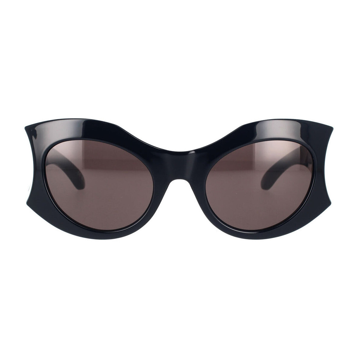 Hodinky & Bižuterie sluneční brýle Balenciaga Occhiali da Sole  Hourglass Round BB0256S 001 Černá