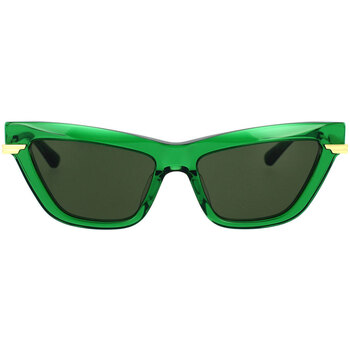 Hodinky & Bižuterie Děti sluneční brýle Bottega Veneta Occhiali da Sole  BV1241S 003 Zelená