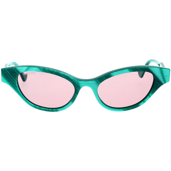 Hodinky & Bižuterie Ženy sluneční brýle Gucci Occhiali da Sole  GG1298S 003 Khaki