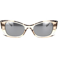 Hodinky & Bižuterie Ženy sluneční brýle Yves Saint Laurent Occhiali da Sole Saint Laurent New Wave SL 593 003 Béžová