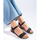 Boty Ženy Sandály Pk Jedinečné dámské  sandály černé na klínku 