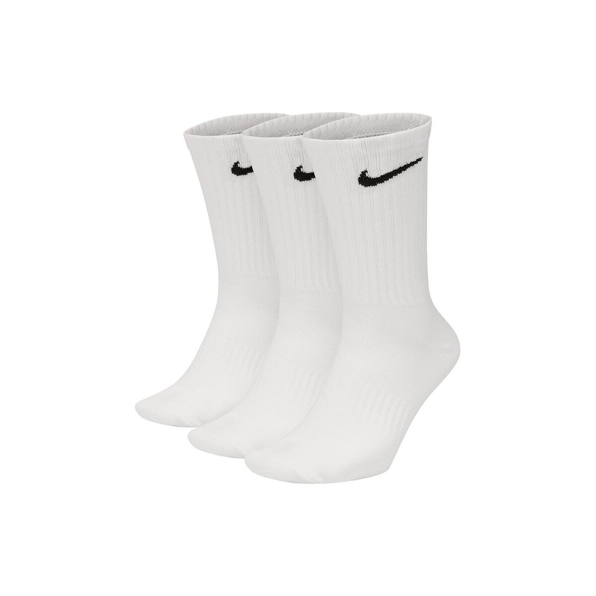 Spodní prádlo Muži Ponožky Nike U NK EVERYDAY CUSH CREW 3 Bílá