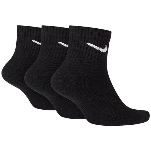 Spodní prádlo Muži Ponožky Nike U NK EVERYDAY CUSH QTR 3P Černá
