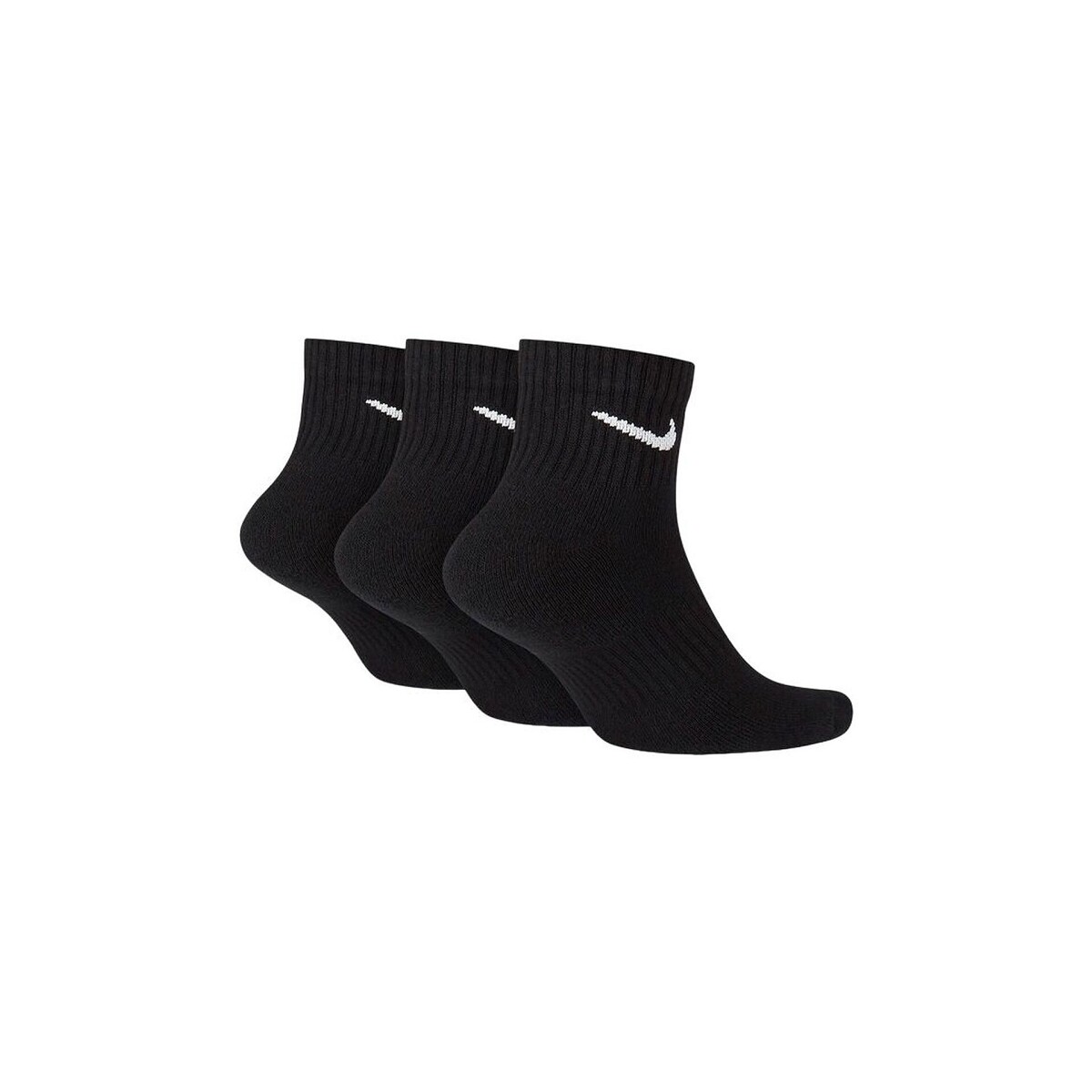 Spodní prádlo Muži Ponožky Nike U NK EVERYDAY CUSH QTR 3P Černá