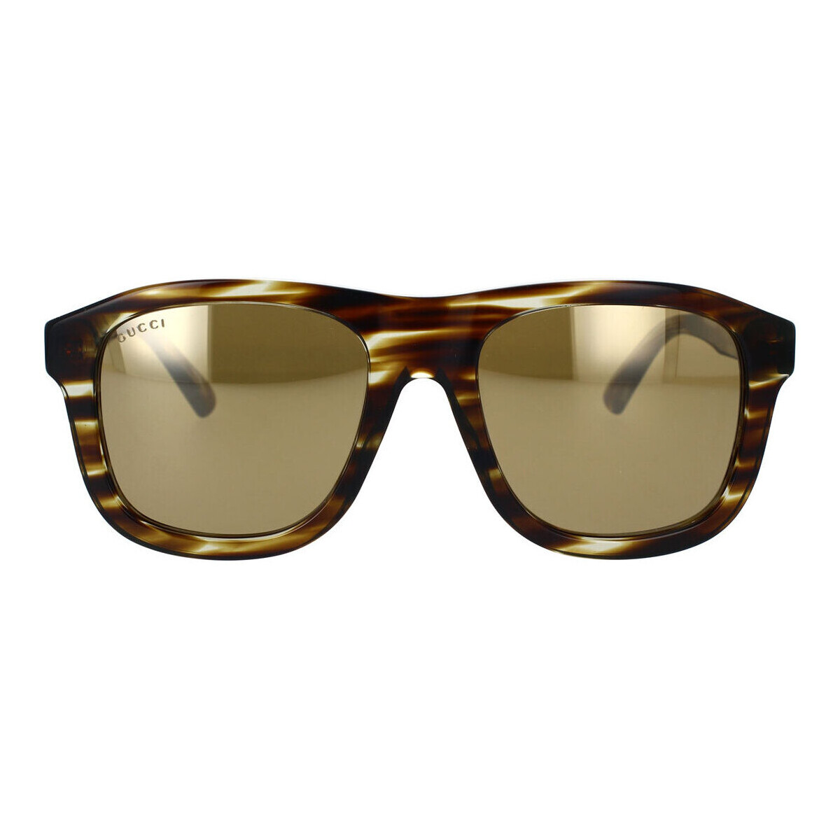 Hodinky & Bižuterie sluneční brýle Gucci Occhiali da Sole  GG1316S 003 Hnědá