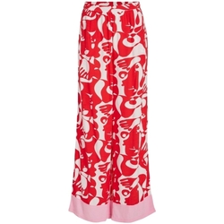 Textil Ženy Kalhoty Vila Pants Kikki Mat - Flame Červená
