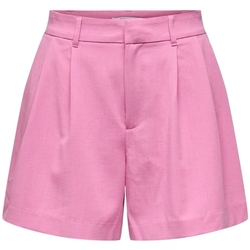 Textil Ženy Kraťasy / Bermudy Only Birgitta Shorts - Fuchsia Pink Růžová