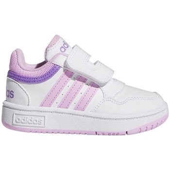 Boty Děti Módní tenisky adidas Originals Baby Hoops 3.0 CF I IF7734 Bílá