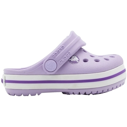 Boty Děti Sandály Crocs Sandálias Baby Crocband - Lavender/Neon Purple Fialová