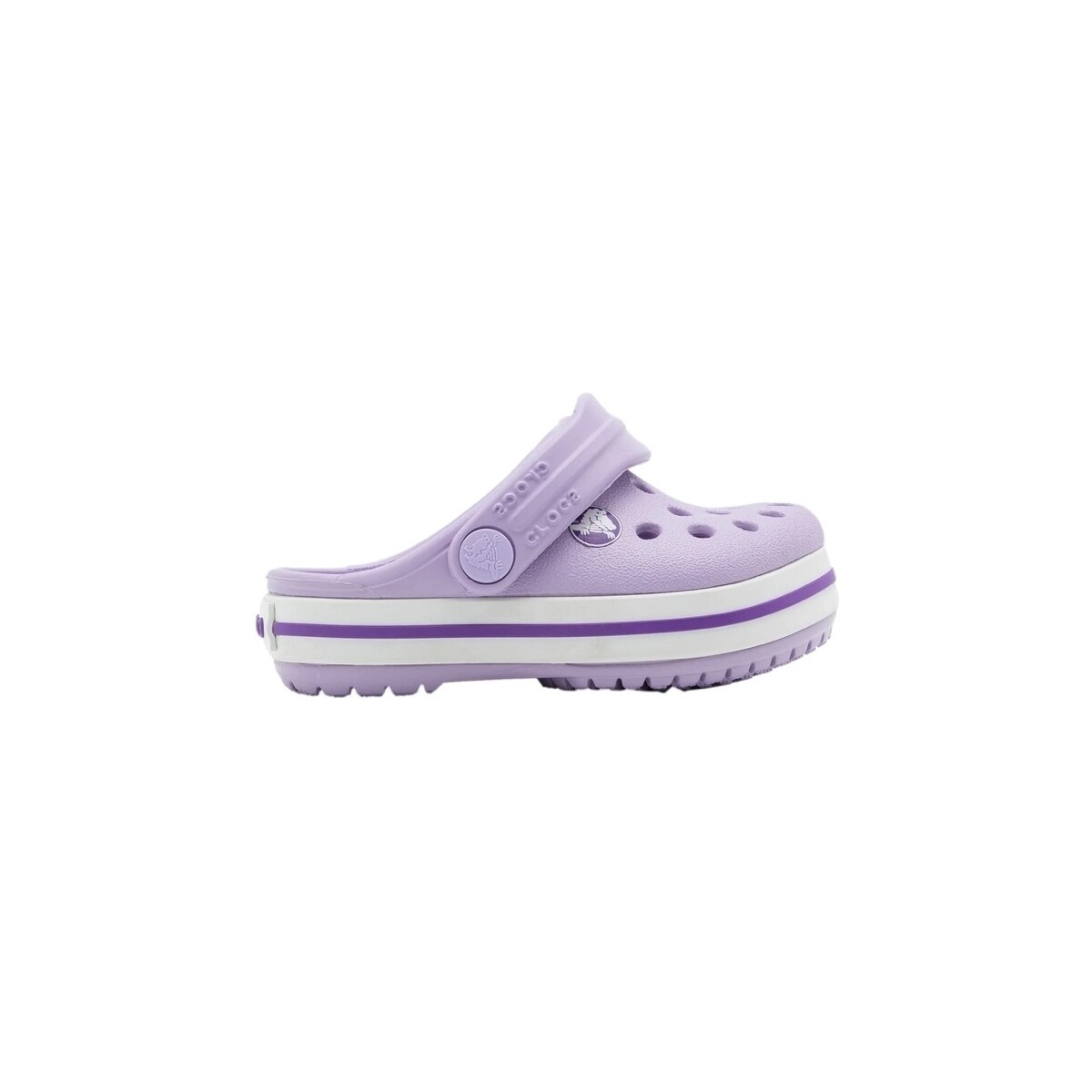 Boty Děti Sandály Crocs Sandálias Baby Crocband - Lavender/Neon Purple Fialová