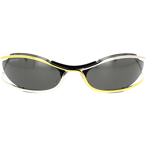 Hodinky & Bižuterie sluneční brýle Gucci Occhiali da Sole  GG1487S 001 Zlatá