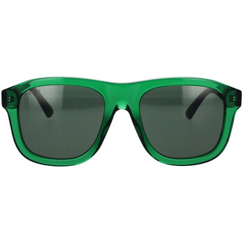 Hodinky & Bižuterie sluneční brýle Gucci Occhiali da Sole  GG1316S 004 Khaki