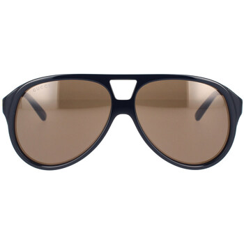 Hodinky & Bižuterie sluneční brýle Gucci Occhiali da Sole  GG1286S 001 Černá