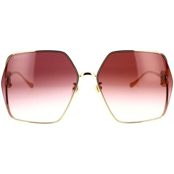 Hodinky & Bižuterie Ženy sluneční brýle Gucci Occhiali da Sole  GG1322SA 003 Zlatá