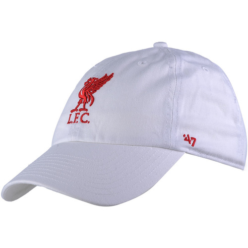 Textilní doplňky Muži Kšiltovky '47 Brand EPL FC Liverpool Clean Up Cap Bílá