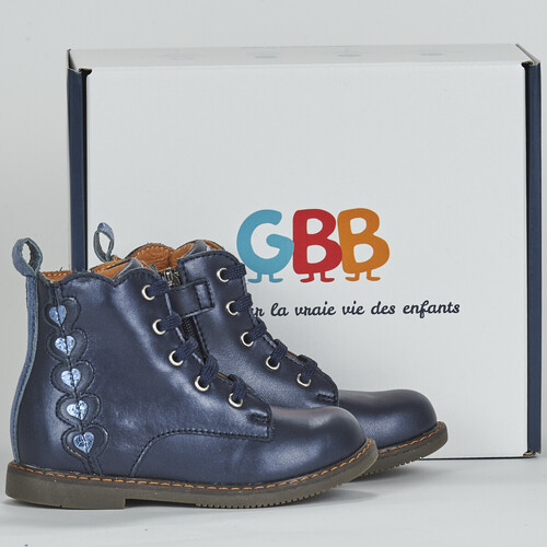 Boty Dívčí Kotníkové boty GBB  Modrá