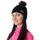 Textilní doplňky Čepice Kilpi Dámská módní čepice s bambulí  LADY-W Černá