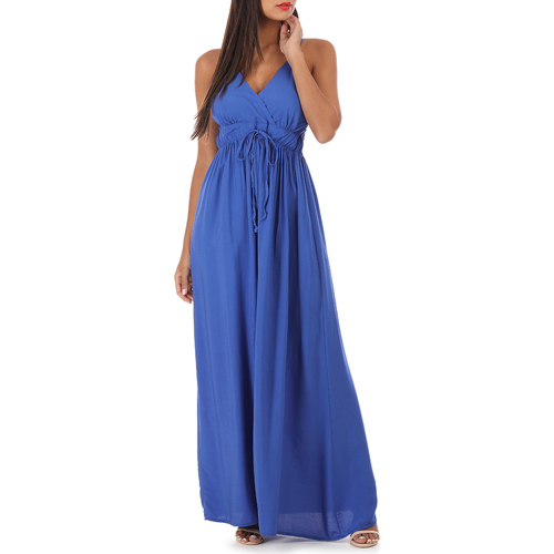 Textil Ženy Společenské šaty La Modeuse 29753_P69092 Modrá