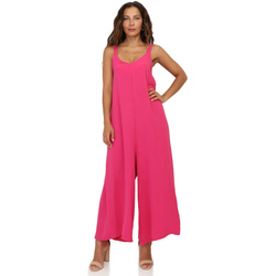 Textil Ženy Overaly / Kalhoty s laclem La Modeuse 67354_P156402 Růžová