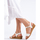 Boty Ženy Sandály Pk Pohodlné bílé  sandály dámské na klínku 