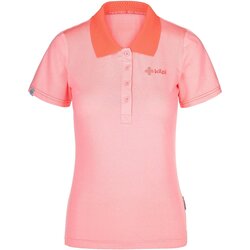 Textil Trička s krátkým rukávem Kilpi Dámské funkční polo tričko  COLLAR-W Růžová
