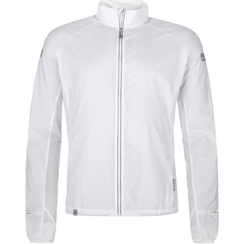 Textil Bundy Kilpi Pánská lehká běžecká bunda  TIRANO-M Bílá