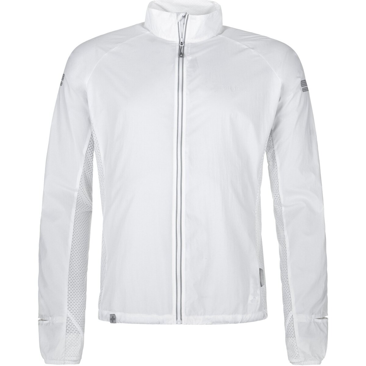 Textil Bundy Kilpi Pánská lehká běžecká bunda  TIRANO-M Bílá