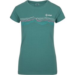 Textil Trička s krátkým rukávem Kilpi Dámské bavlněné tričko  TOFFEES-W Zelená