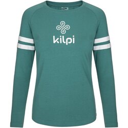 Textil Trička s dlouhými rukávy Kilpi Dámské bavlněné tričko s dlouhým rukávem  MAGPIES-W Zelená