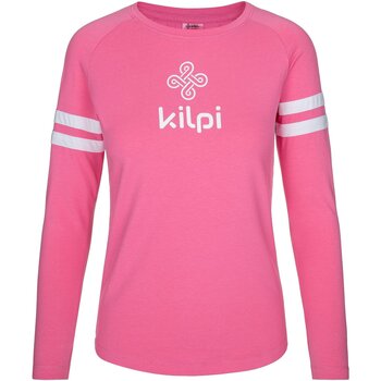 Textil Trička s dlouhými rukávy Kilpi Dámské bavlněné tričko s dlouhým rukávem  MAGPIES-W Růžová