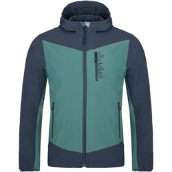 Textil Bundy Kilpi Pánská softshellová běžecká bunda  BALANS-M Zelená