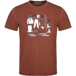 Textil Trička s krátkým rukávem Kilpi Pánské tričko s krátkým rukávem  TORNES-M Červená