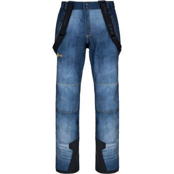 Textil Kalhoty Kilpi Pánské softshellové lyžařské kalhoty  JEANSO-M Modrá