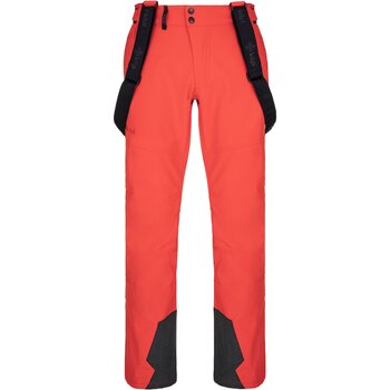 Kilpi Kalhoty Pánské softshellové lyžařské kalhoty RHEA-M - Červená
