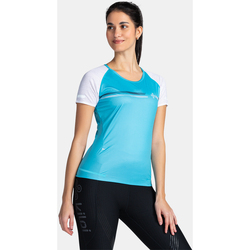 Textil Trička s krátkým rukávem Kilpi Dámské běžecké triko  FLORWNI-W Modrá